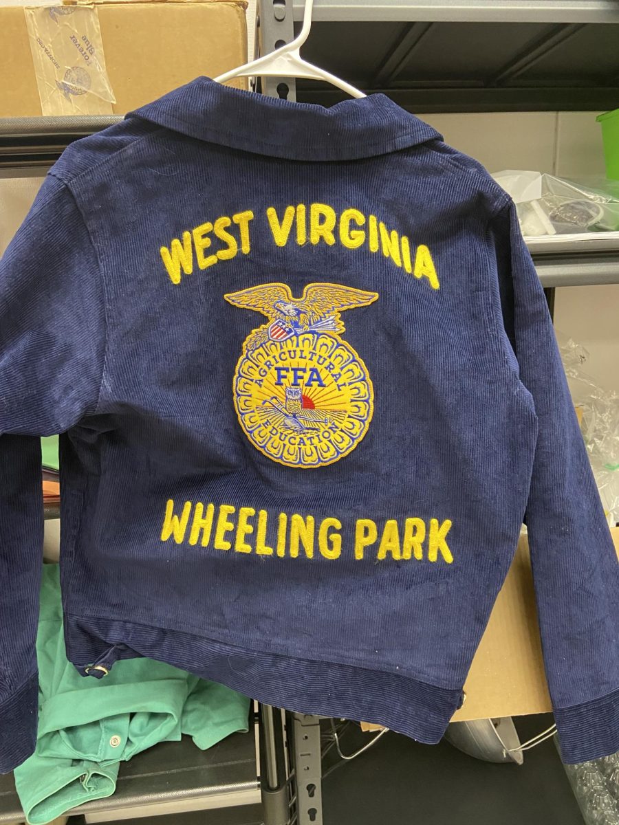 FFA jackets displayed in Mr. Bloomfields room
