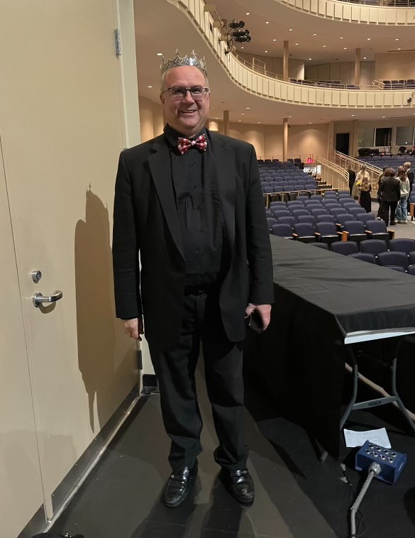 Mr. P proudly smiles after being crowned Maestro at his final Festival Of Sound.