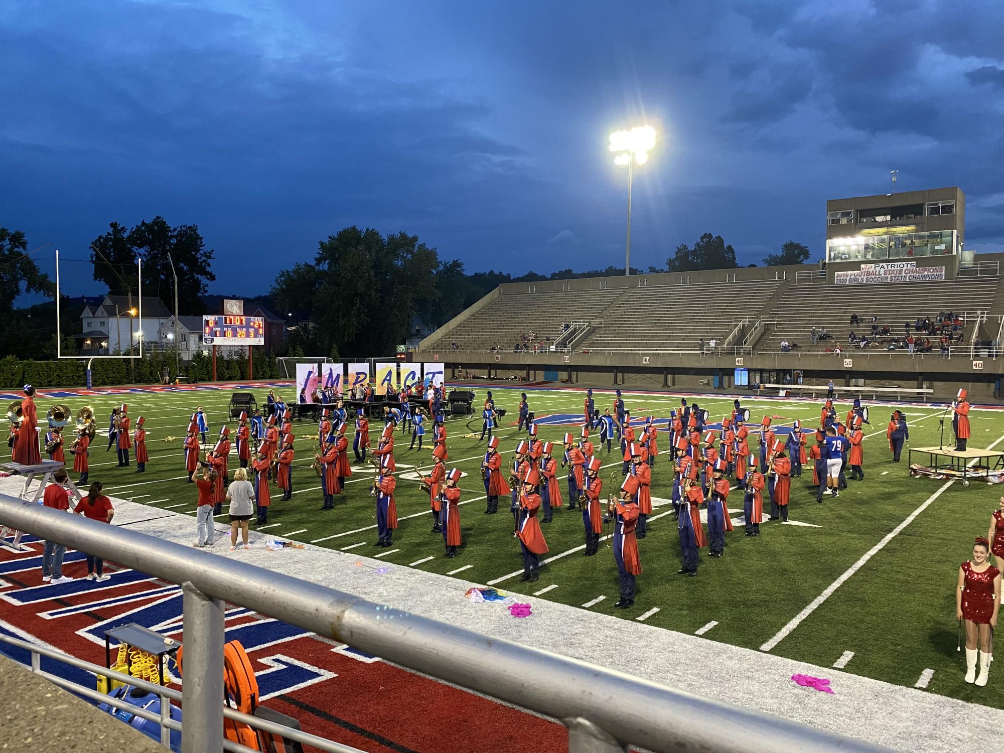 The half time show theme for the 2024-2025 season is "Impact." The band wants to make an impact on their audience and community.