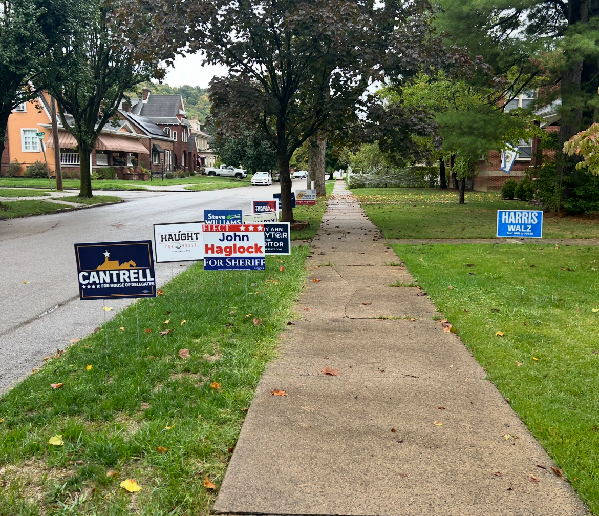 Political signs fill our streets and neighborhoods as the election is only a few weeks away. 