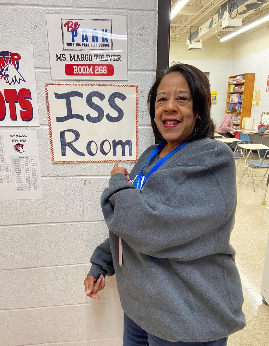 Don't let Ms. Margo's warm welcoming smile fool you. Ending up in the ISS room is no walk in the Park.