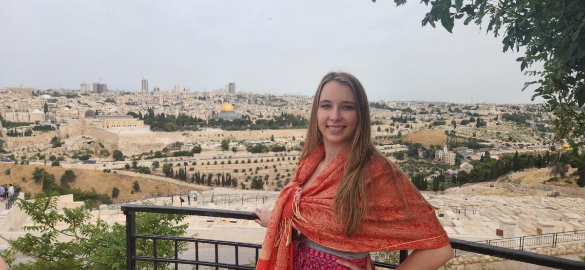 Angela while job shadowing in Israel.  Courtesy of Angela Gadd.