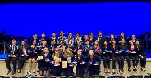 The Wheeling Park Speech and Debate Team at the annual Dr. Aulick Winter Classic. (Courtesy of the Wheeling Park Speech and Debate Team)