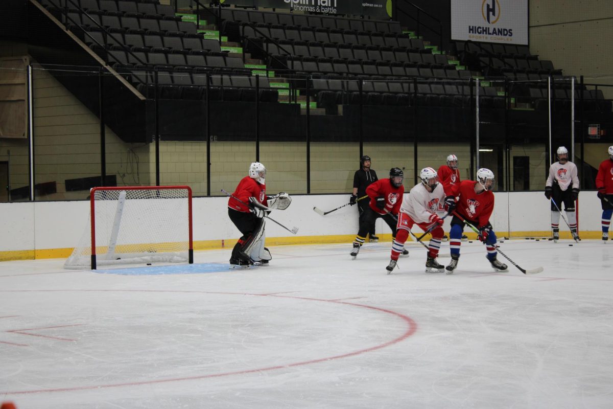 Our hockey team may be celebrating back-to-back state championships, but they are still making snow on the ice as they prep for nationals.