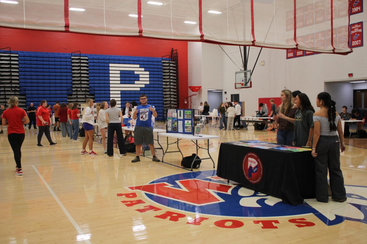 Clubs were organized by week rotations. Freshman could come with questions and even leave with swag! 
