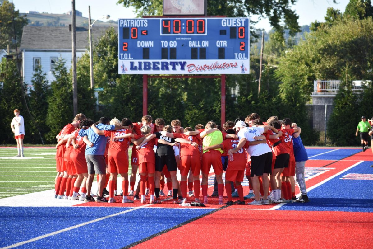 The boys get fired up for the game.


Photo courtesy of Jen Forgét