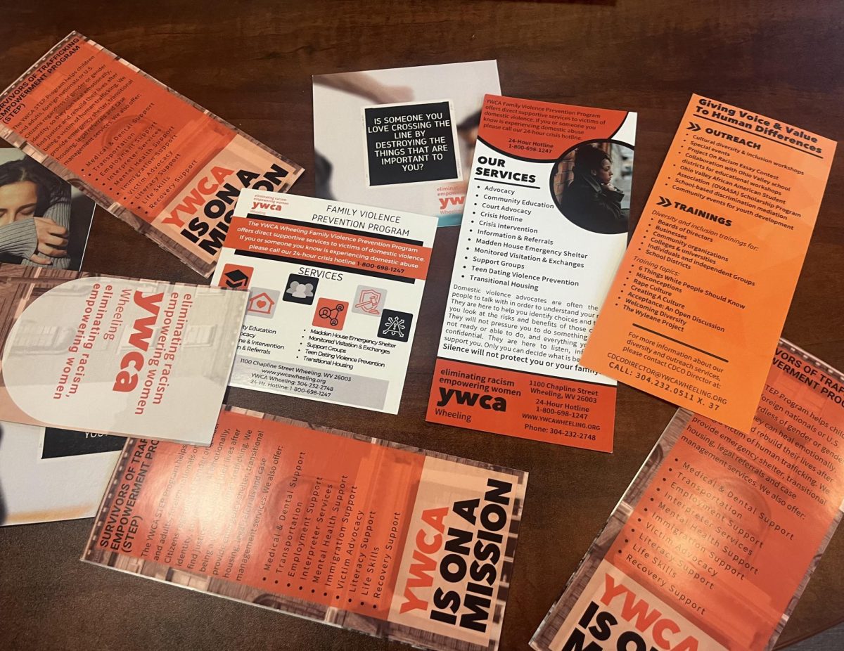 Pamphlets from the YWCA that are used in High School 101 classes at Wheeling Park High School.