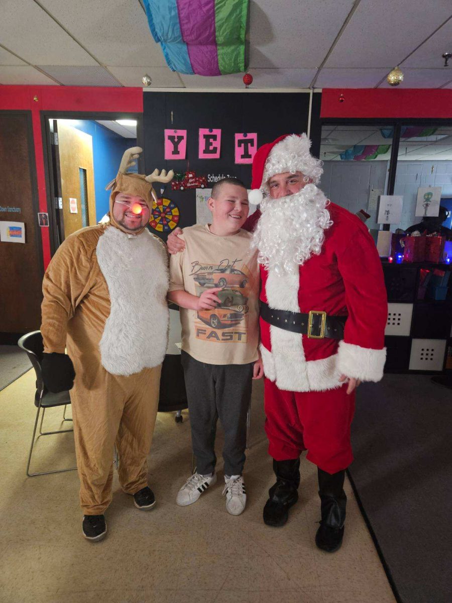 Santa and Rudolph come to Wheeling Park every year before break to spread some cheer! 