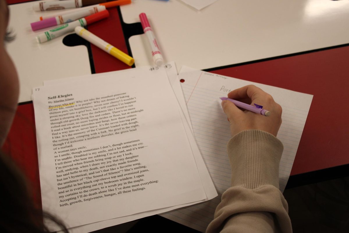 Middle Schools work on personalizing their scripts to prepare their performances at the tournament in February.