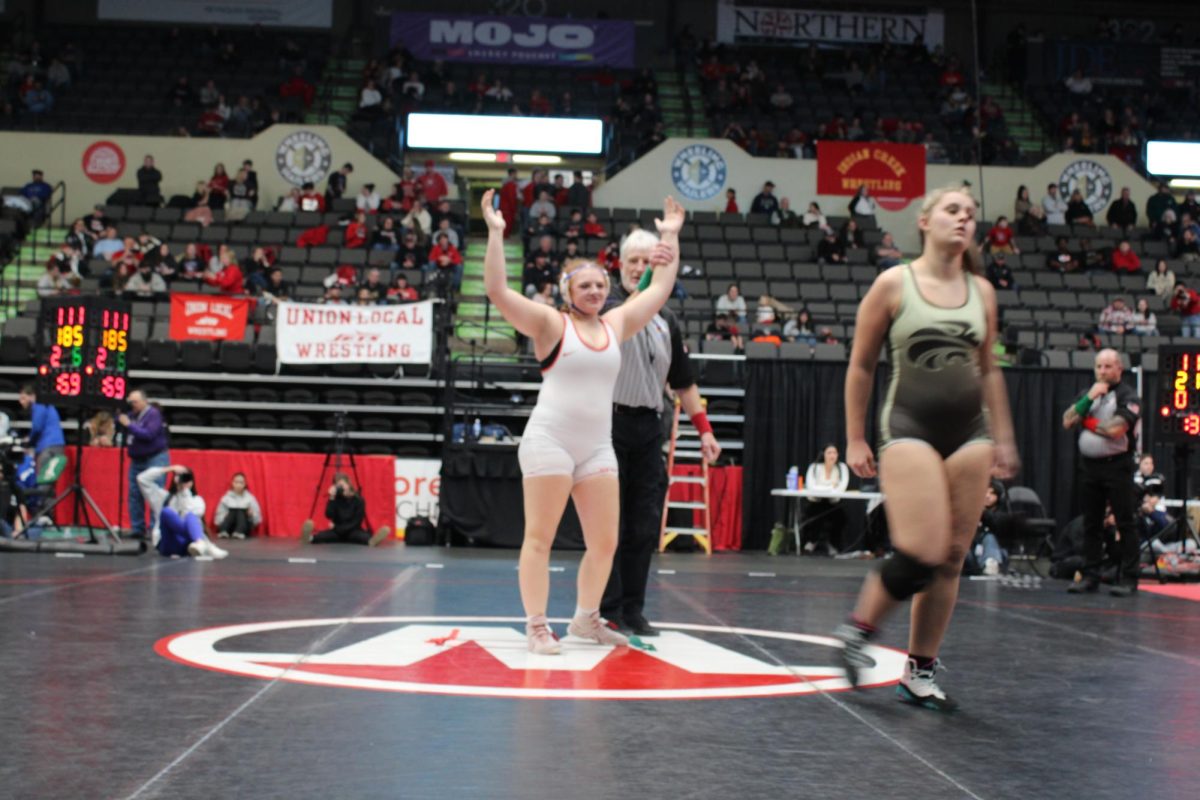 Kymber's winning pin will go down in Patriot history.