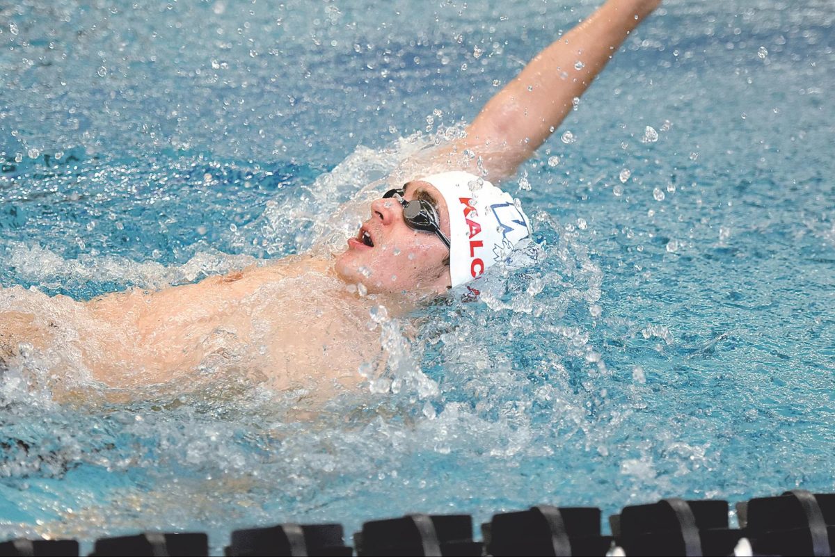 Zander Kalcum in the 100 Backstroke.