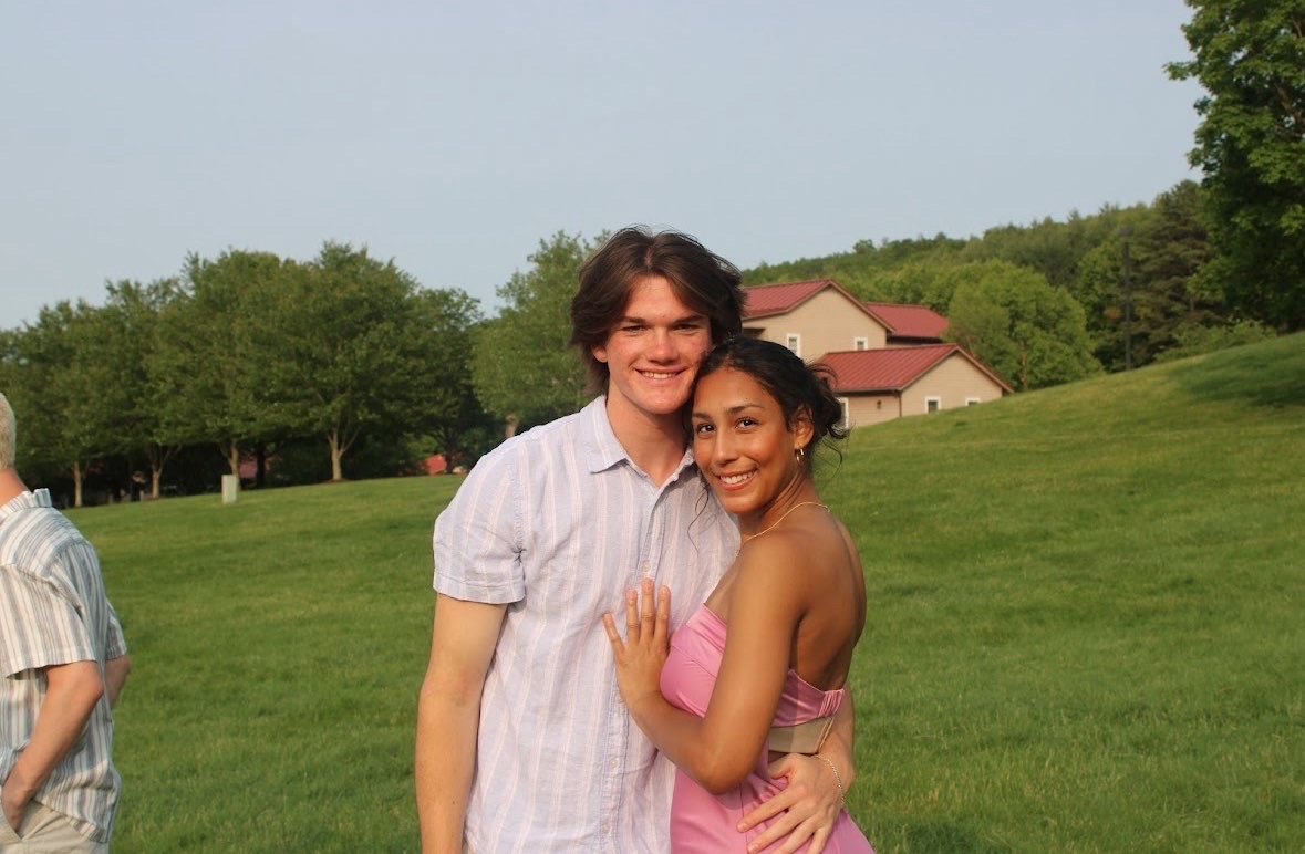Gianna and Wilson at Young Life camp together last summer. Photo courtesy of Gianna Mills