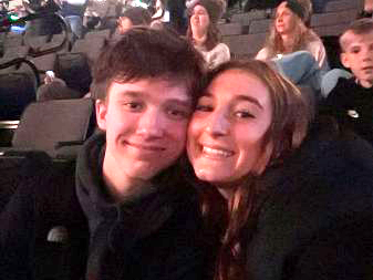 Alex and Sadie having a great time together. (Picture courtesy of Sadie McCamic). 