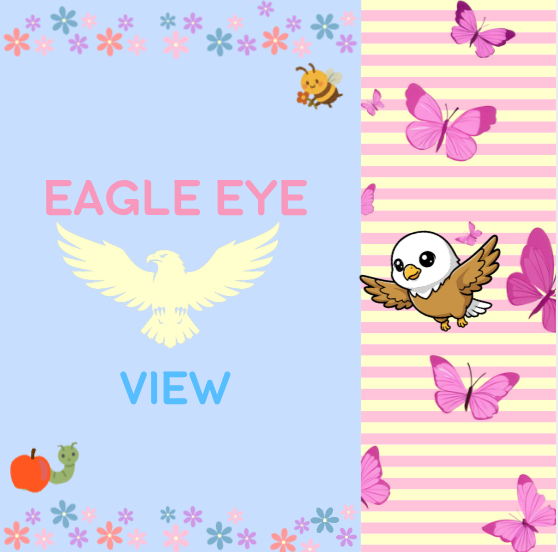 Eagle Eye View: Spring Edition + originally created on Canva by Sophia M