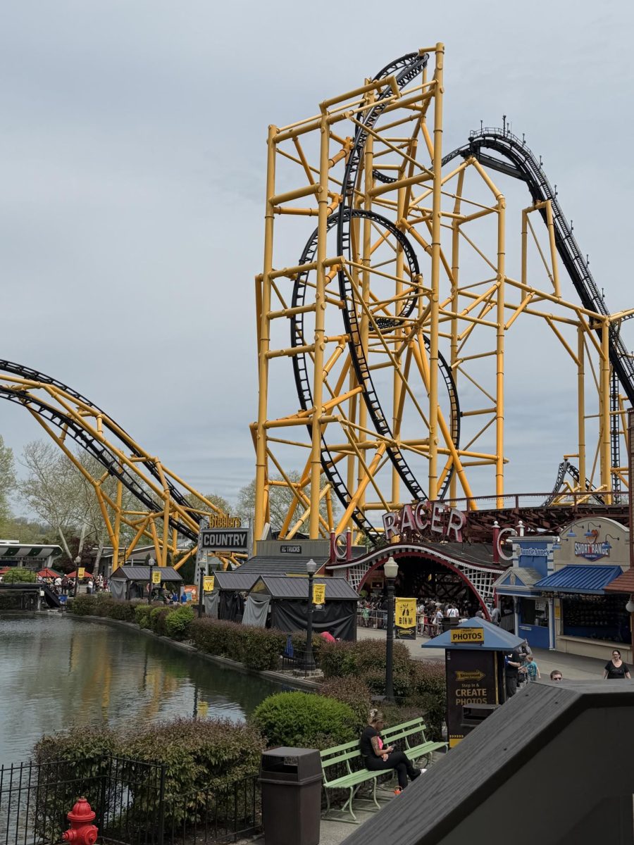 The steel curtain and the racer are two of the longest wait times in Kennywood. 
