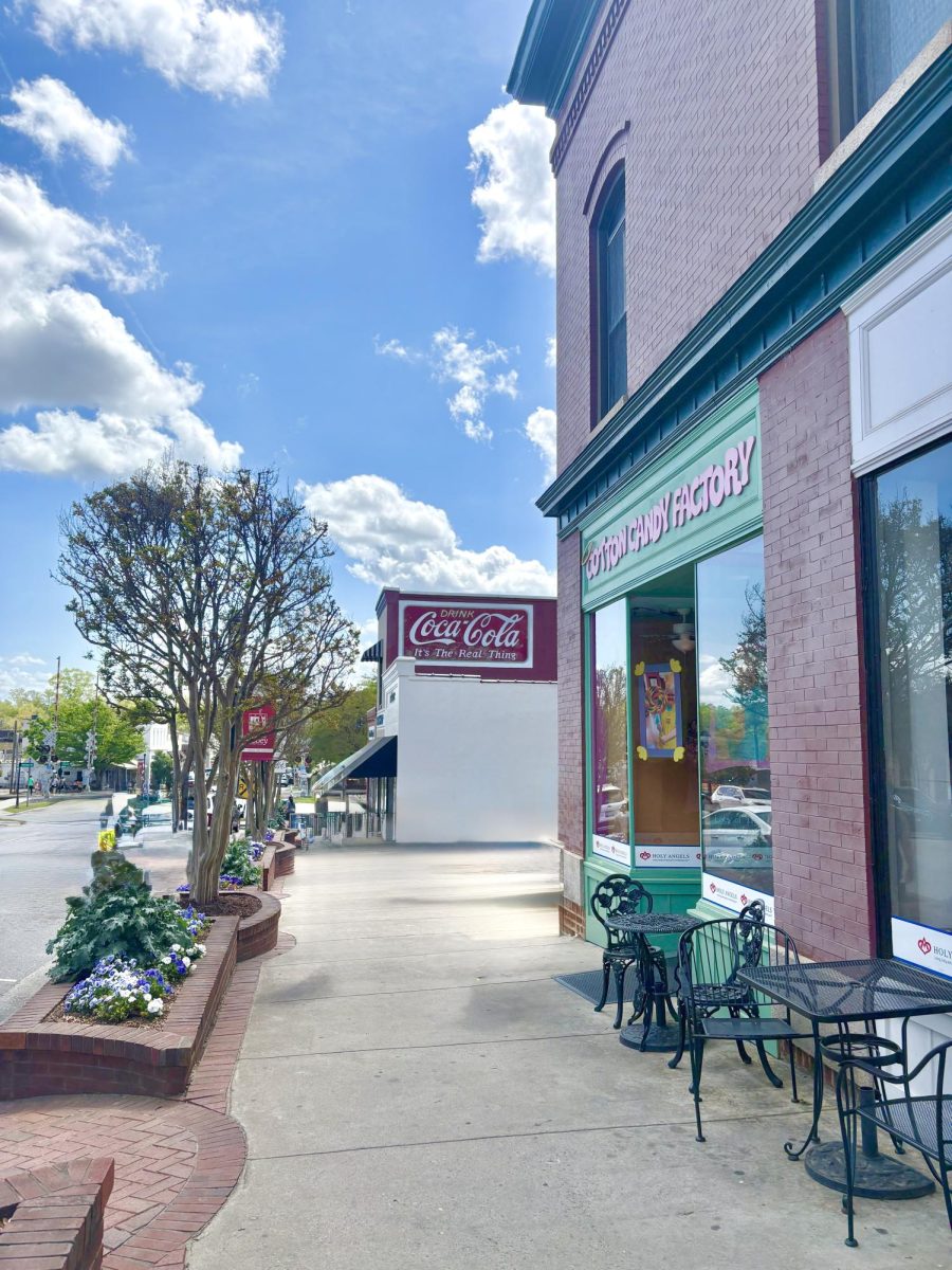 The next stop on the walk is the cotton candy shop. Being so close to an old Coca-Cola shop, their cola cotton candy was delicious. 