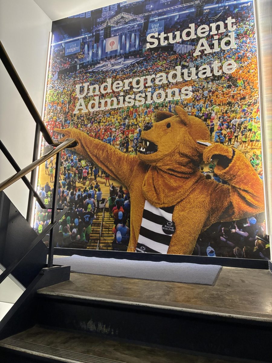Penn State University is known for their mascot, the Nittany Lion. That said, it was no surprise to see the mascots face all around campus during the visit.