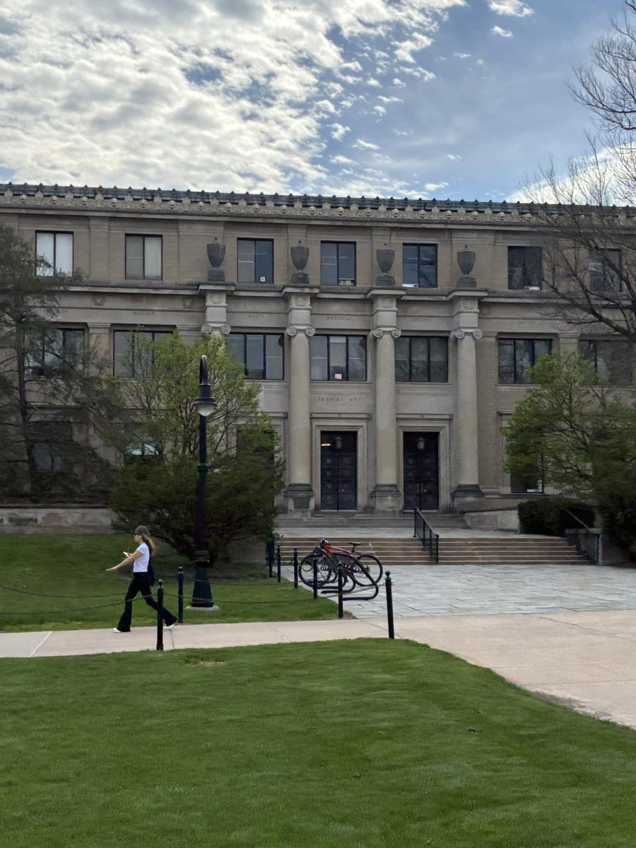 Here is the English building, which is where I would spend most of my time if I were to choose to go to school here. The building was beautiful and the shrubbery that surrounded it, made it have an even more earthy feel.