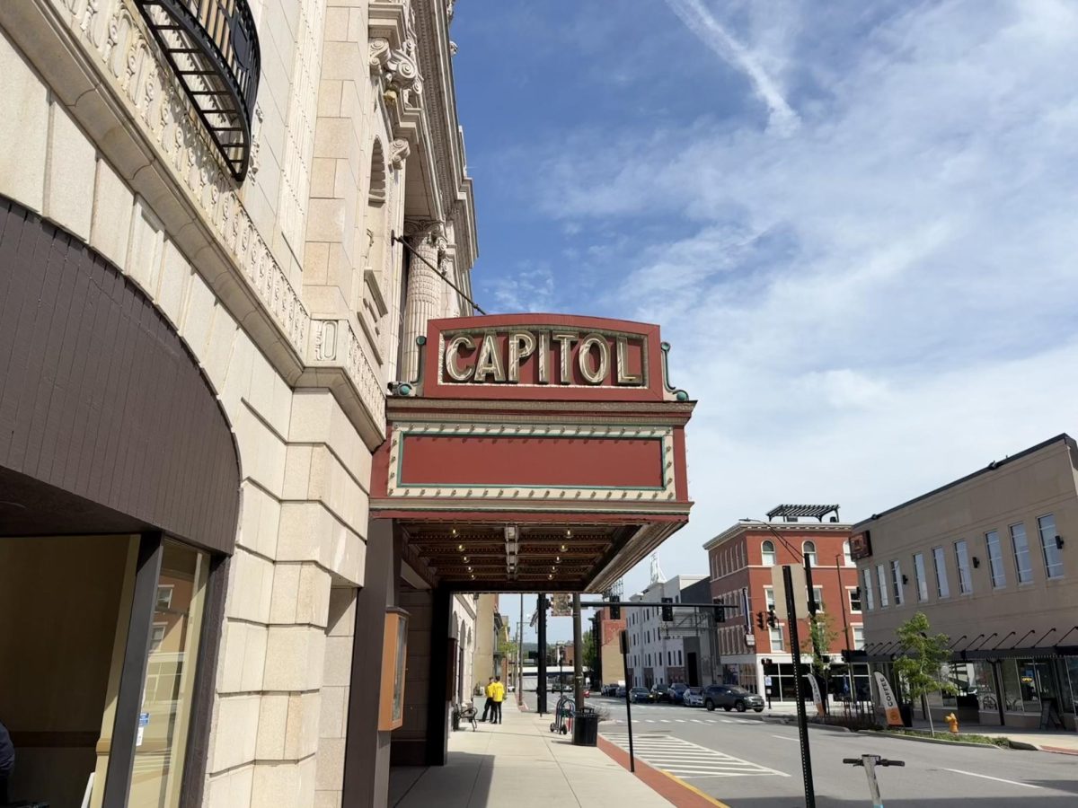 On a sunny Saturday morning the Capitol Theatre sits still looking pretty, waiting for the crowd to arrive.