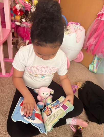 Cali is taking time to unwind,