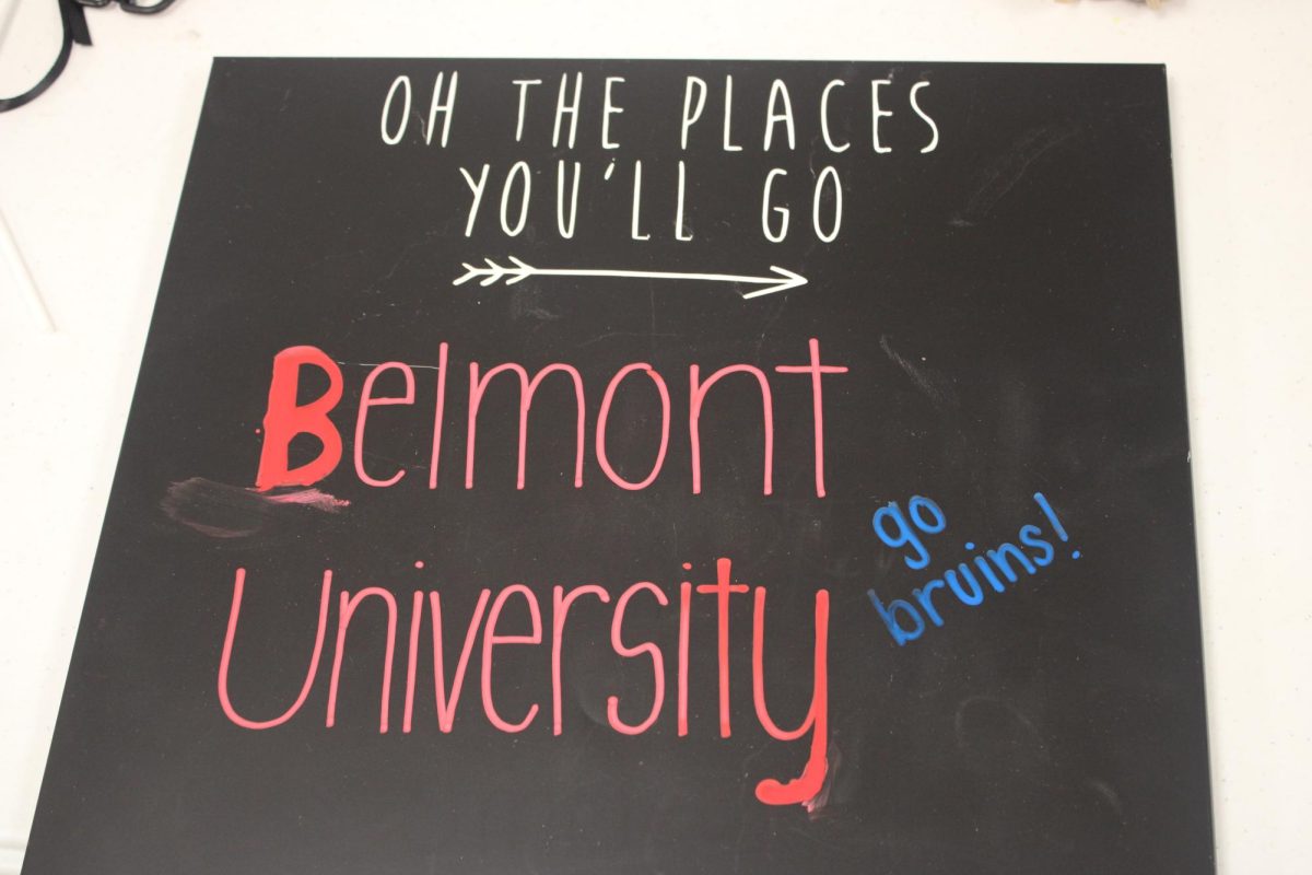 Some students graduating this year are attending Belmont University, a college in Nashville, Tennessee. 