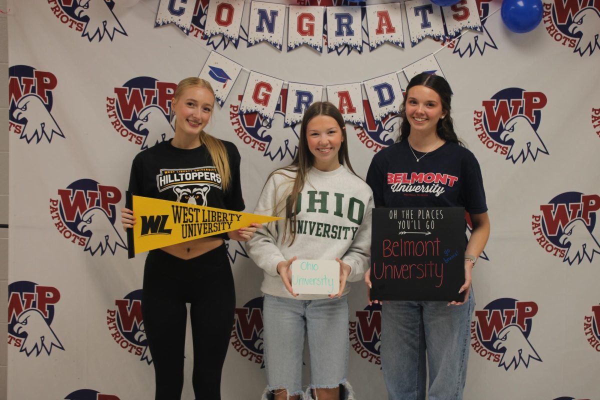 Hallie Lawson is going to West Liberty University, Caitlyn Anderson is going to Ohio University, and Sammie Ashmore is going to Belmont University. 