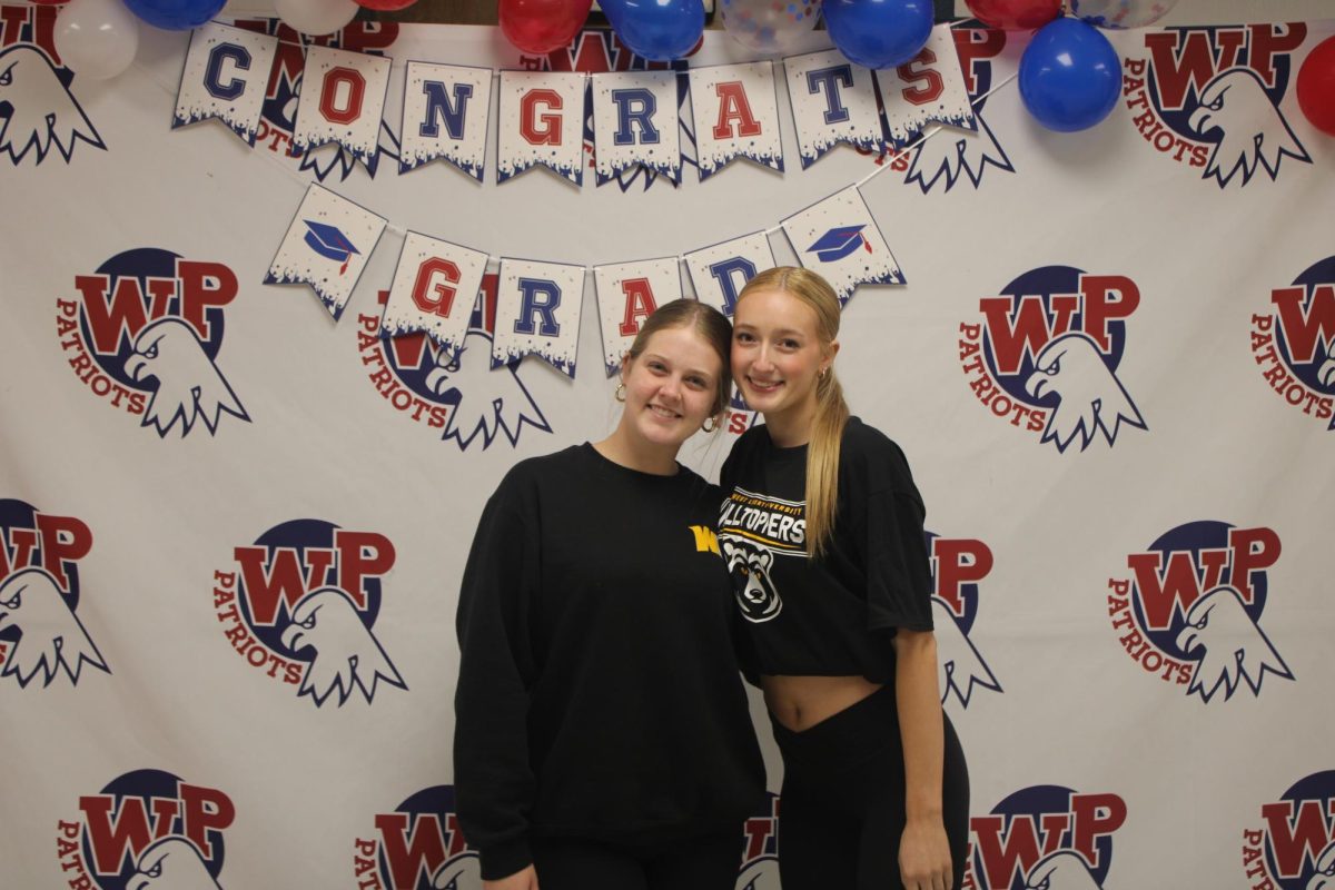 Both Claire McFadden and Hallie Lawson are going to West Liberty University. 