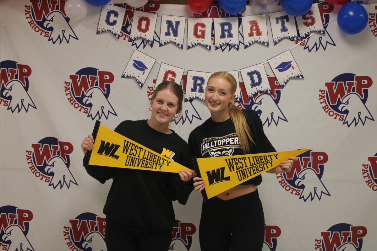 Claire McFadden and Hallie Lawson are both going to West Liberty University next year.